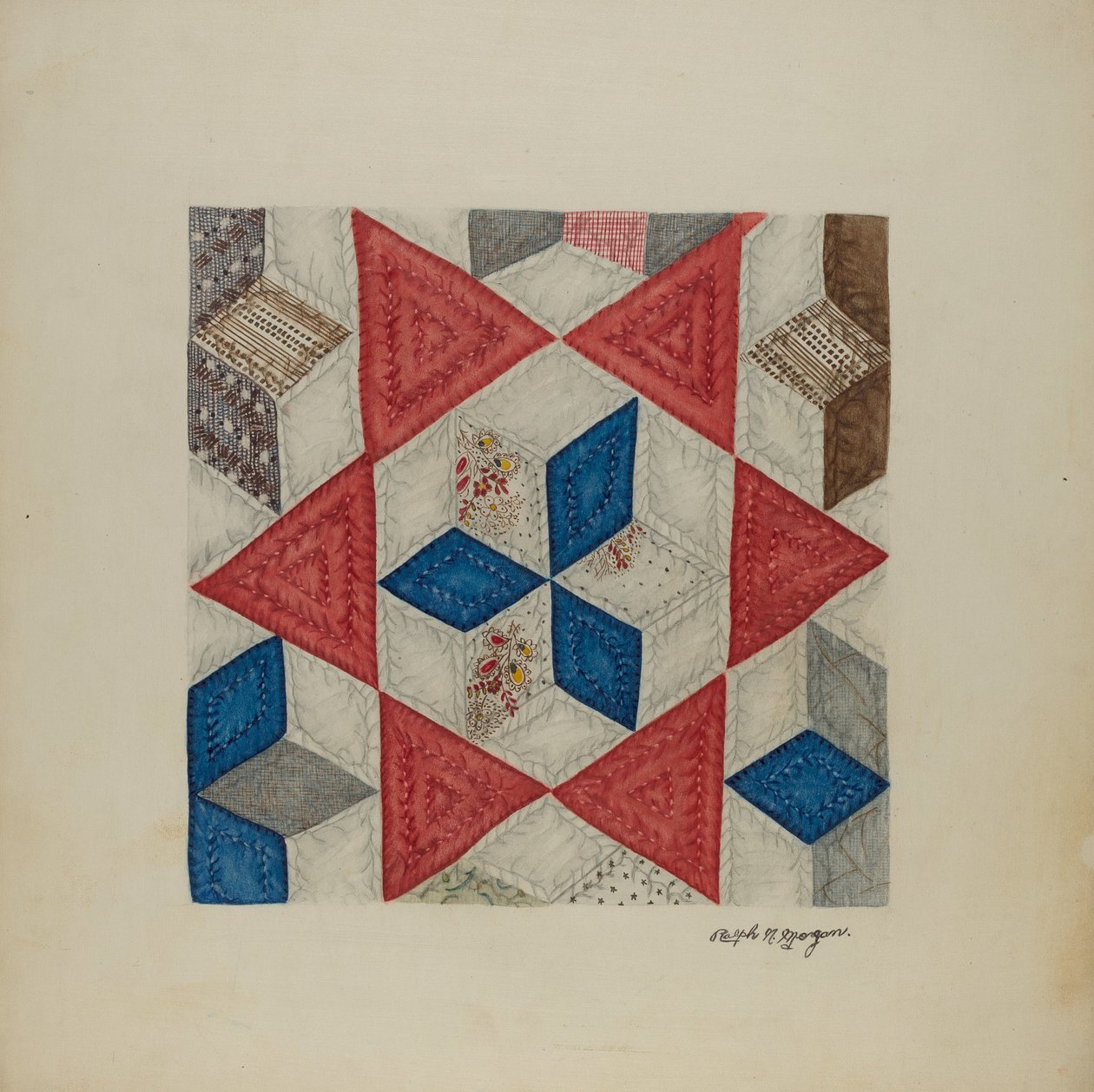 Patchwork Quilt av Ralph N. Morgan
