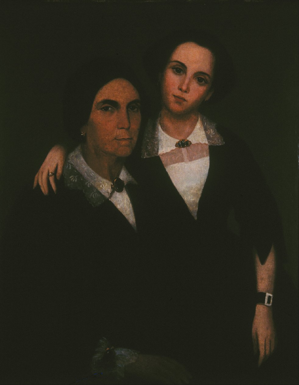 Uten tittel (Mor og datter av Mr. buenaventura Valentín) av Ramón Atiles y Pérez