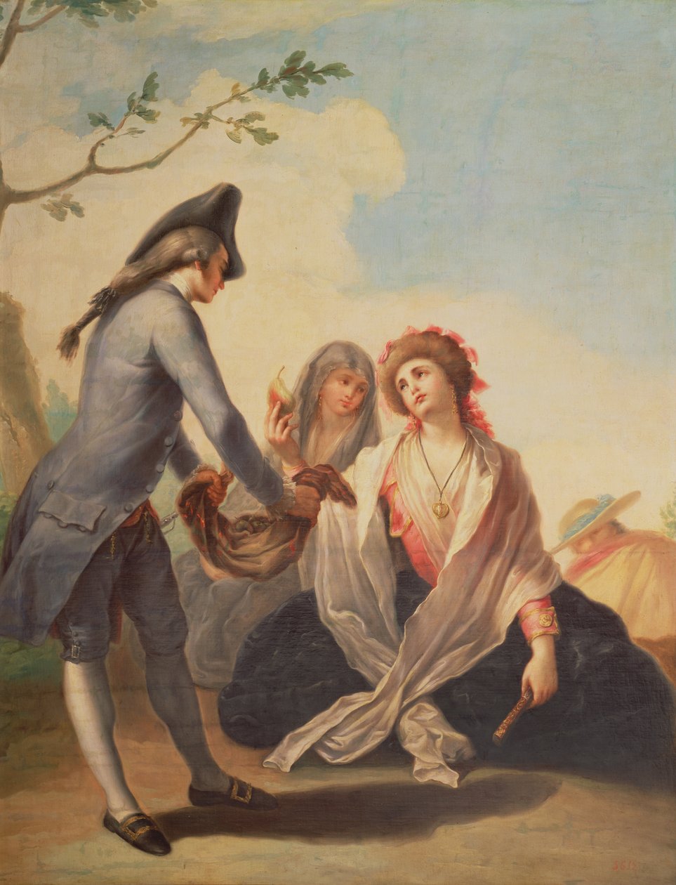 En landsgave. ca. 1778 av Ramon Bayeu y Subias