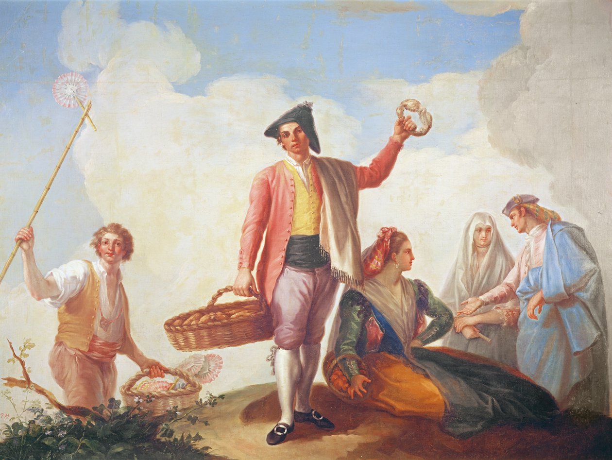 Leverandører av fans og roscas, 1788 av Ramon Bayeu y Subias