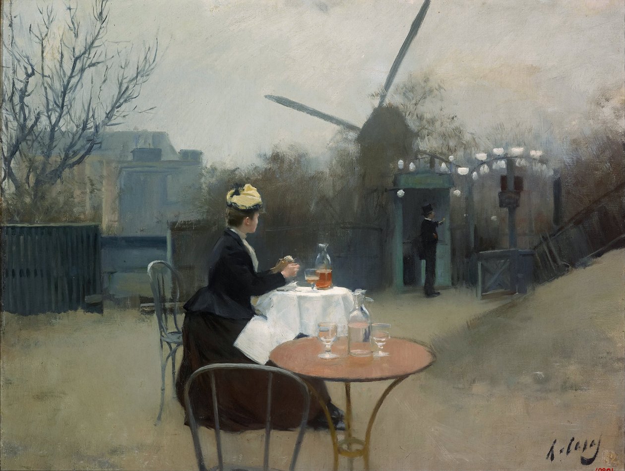 Plein air - Casas, Ramon (1866-1932) - ca. 1890 - Olje på lerret - 50,5x65 - Catalonias nasjonale kunstmuseum, Barcelona av Ramón Casas