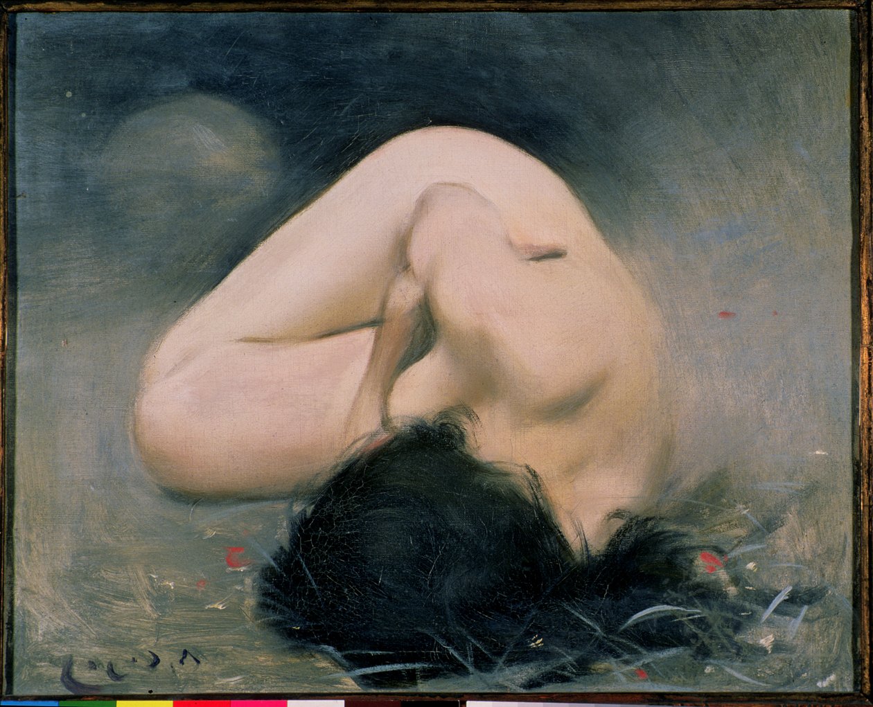 103-0079519/1 Naken kvinne av Ramon Casas i Carbo