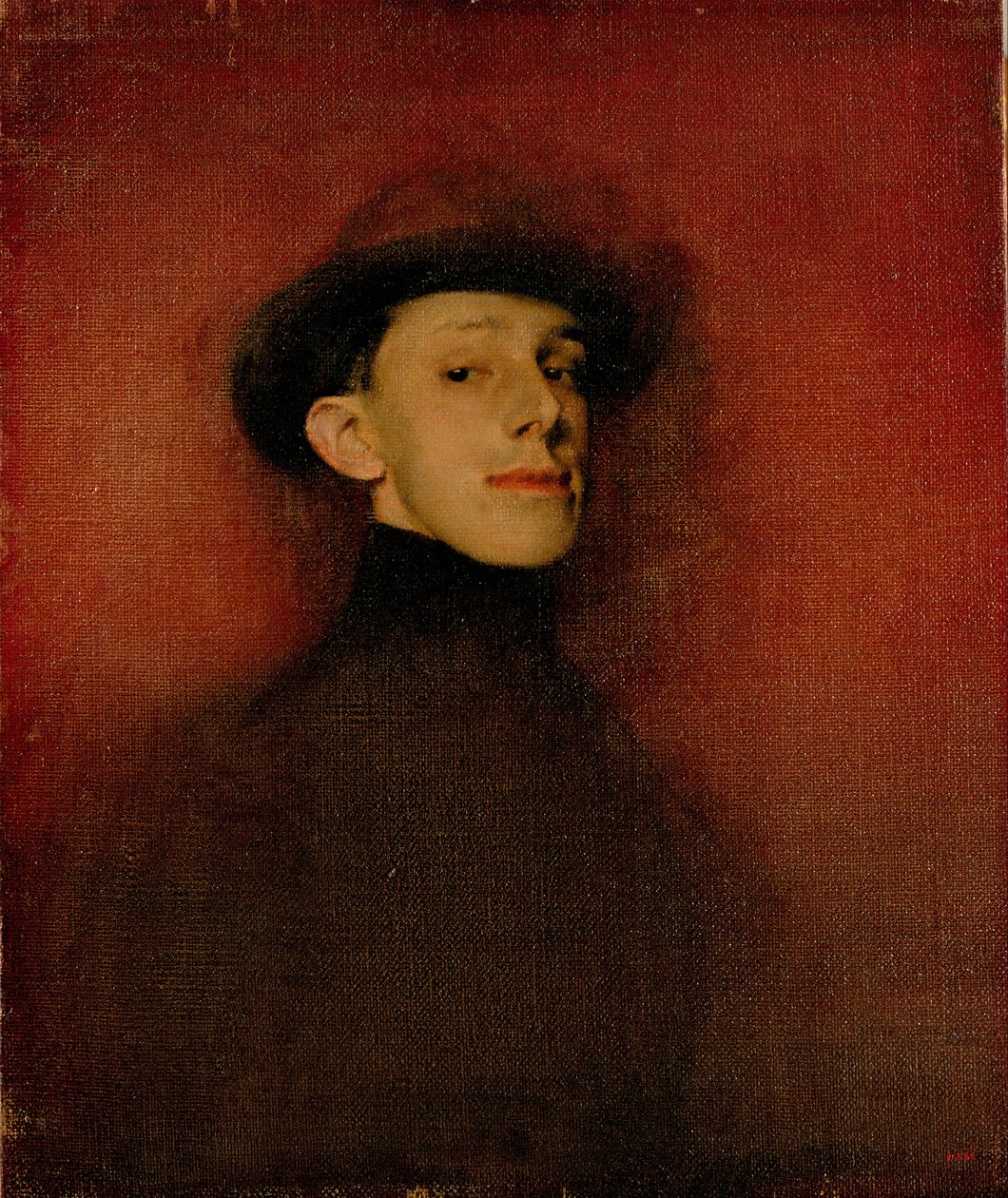Portrett av kong Alfonso XIII av Spania-studien av Ramon Casas i Carbo