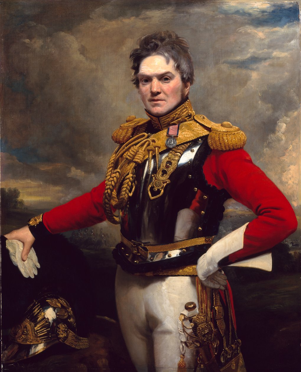 Kaptein Alexander McInnes, 2. livgarde, 1821 ca av Ramsay Richard Reinagle