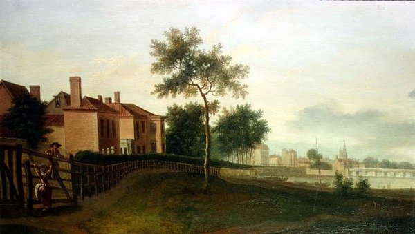 Themsen fra Battersea (olje) av Ramsay Richard Reinagle