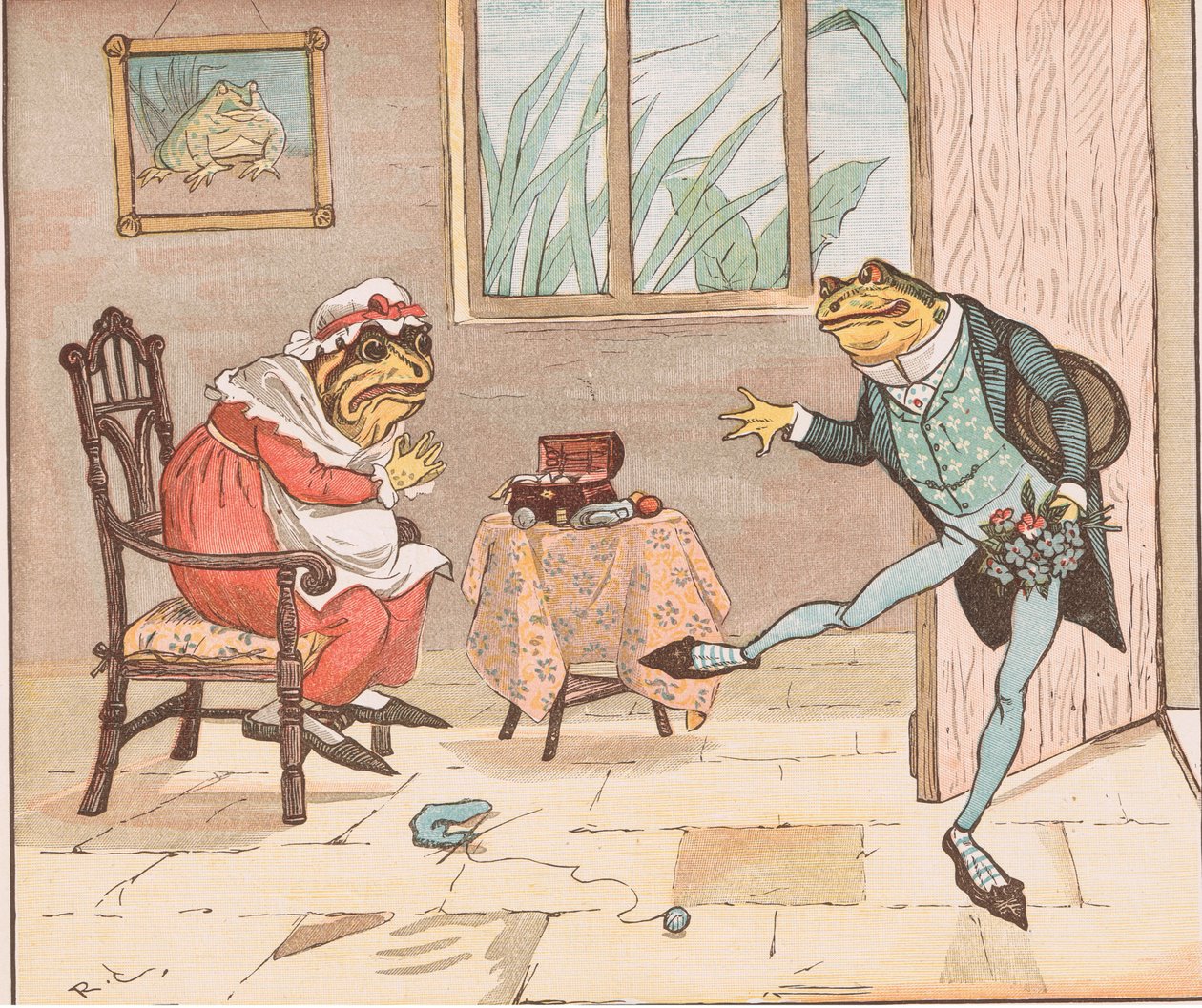 En frosk han ville fri til av Randolph Caldecott