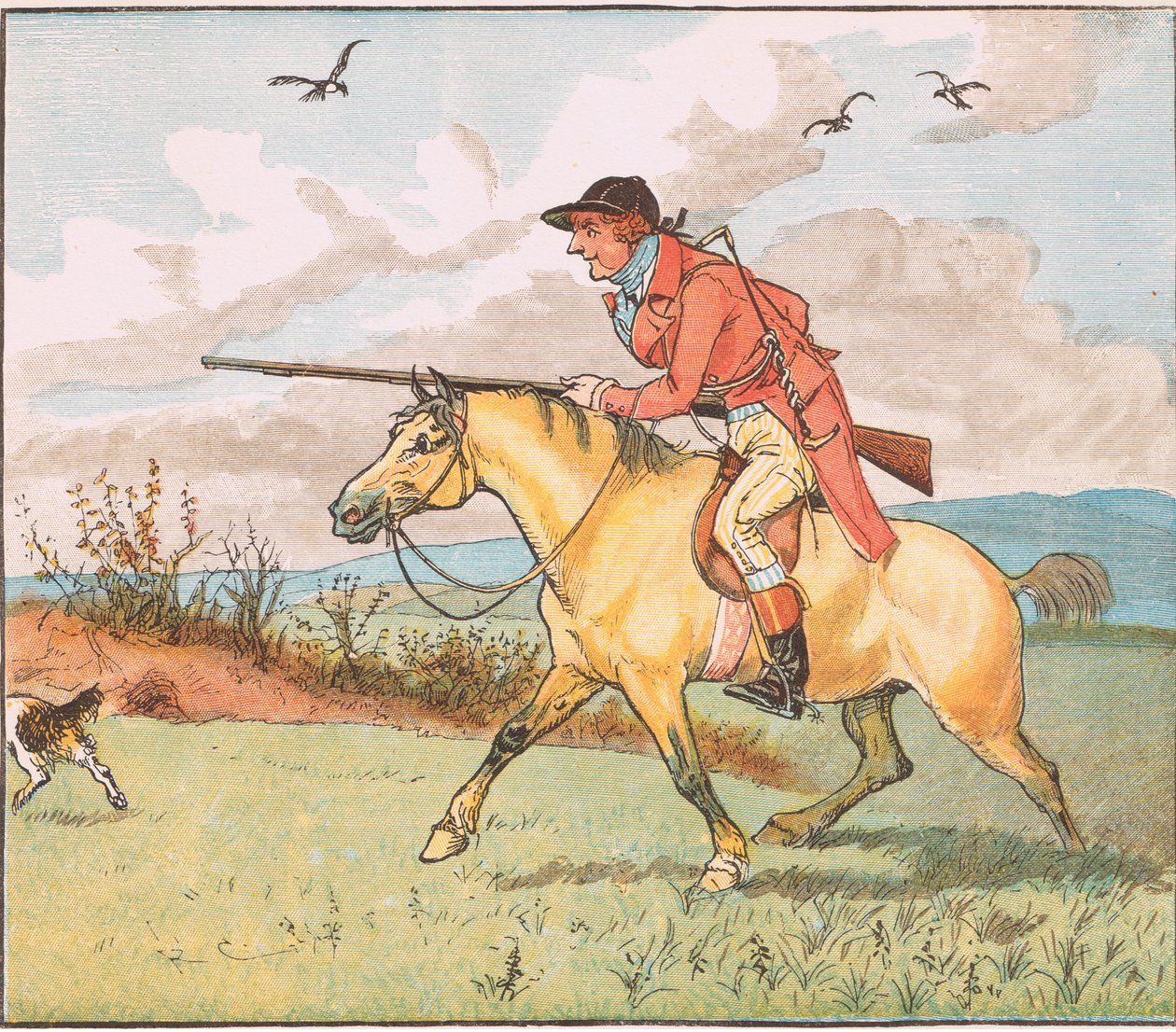 Far har dratt på jakt av Randolph Caldecott