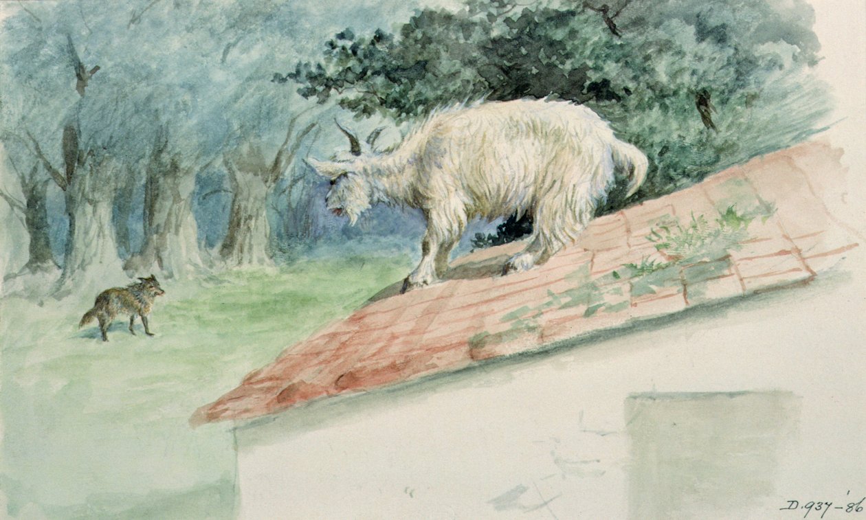 Ungen og ulven av Randolph Caldecott