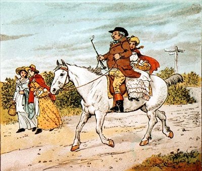 En bonde gikk på trav på sin grå hoppe av Randolph Caldecott