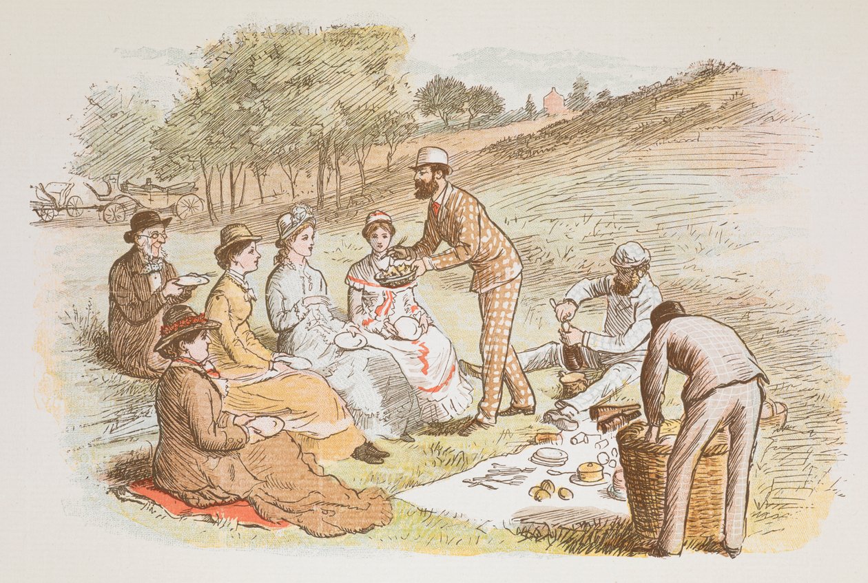 En piknik. av Randolph Caldecott
