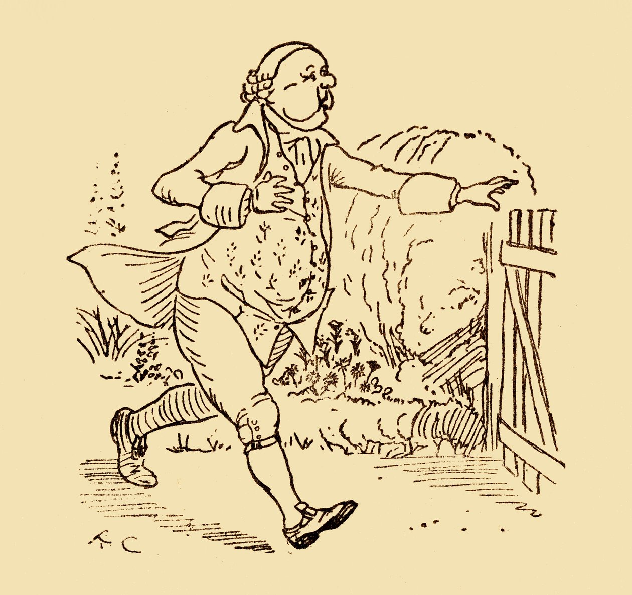 John Gilpins venn, 1878, c1918. av Randolph Caldecott