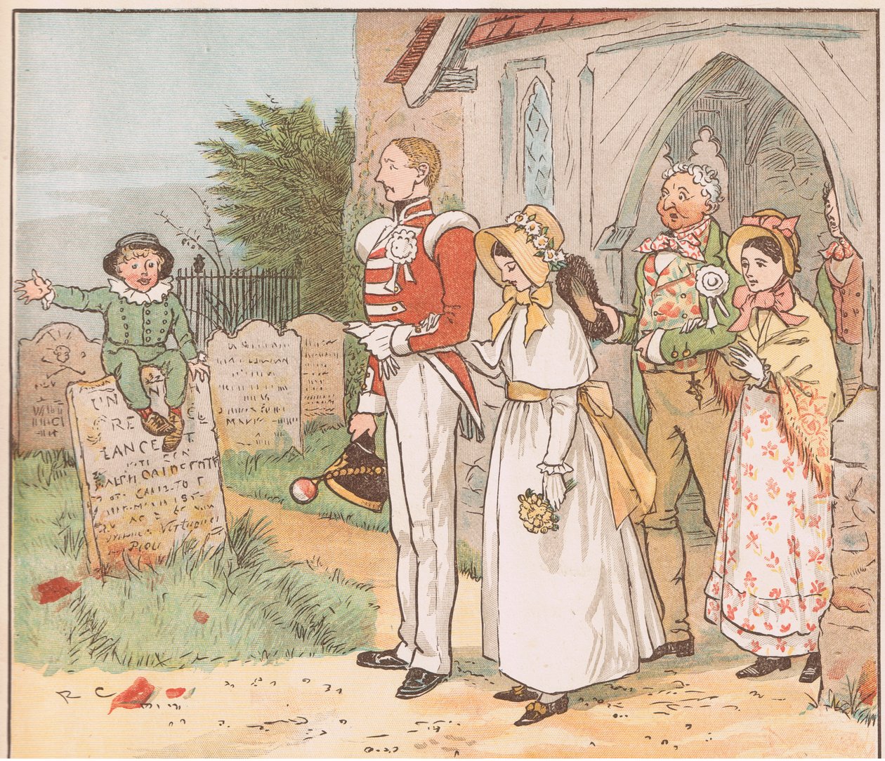 Åh! Forakt aldri soldatgutten - selv om stillingen hans er lav av Randolph Caldecott