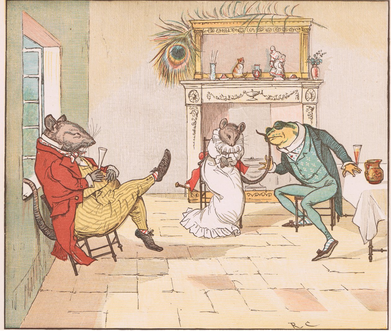 Be, Mr Frog, vil du gi oss en sang av Randolph Caldecott