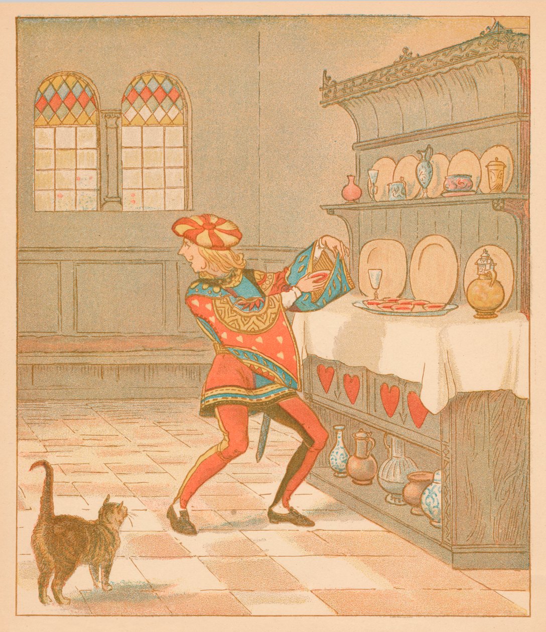 The Knove of Hearts, han stjal de tertene fra 1880. av Randolph Caldecott