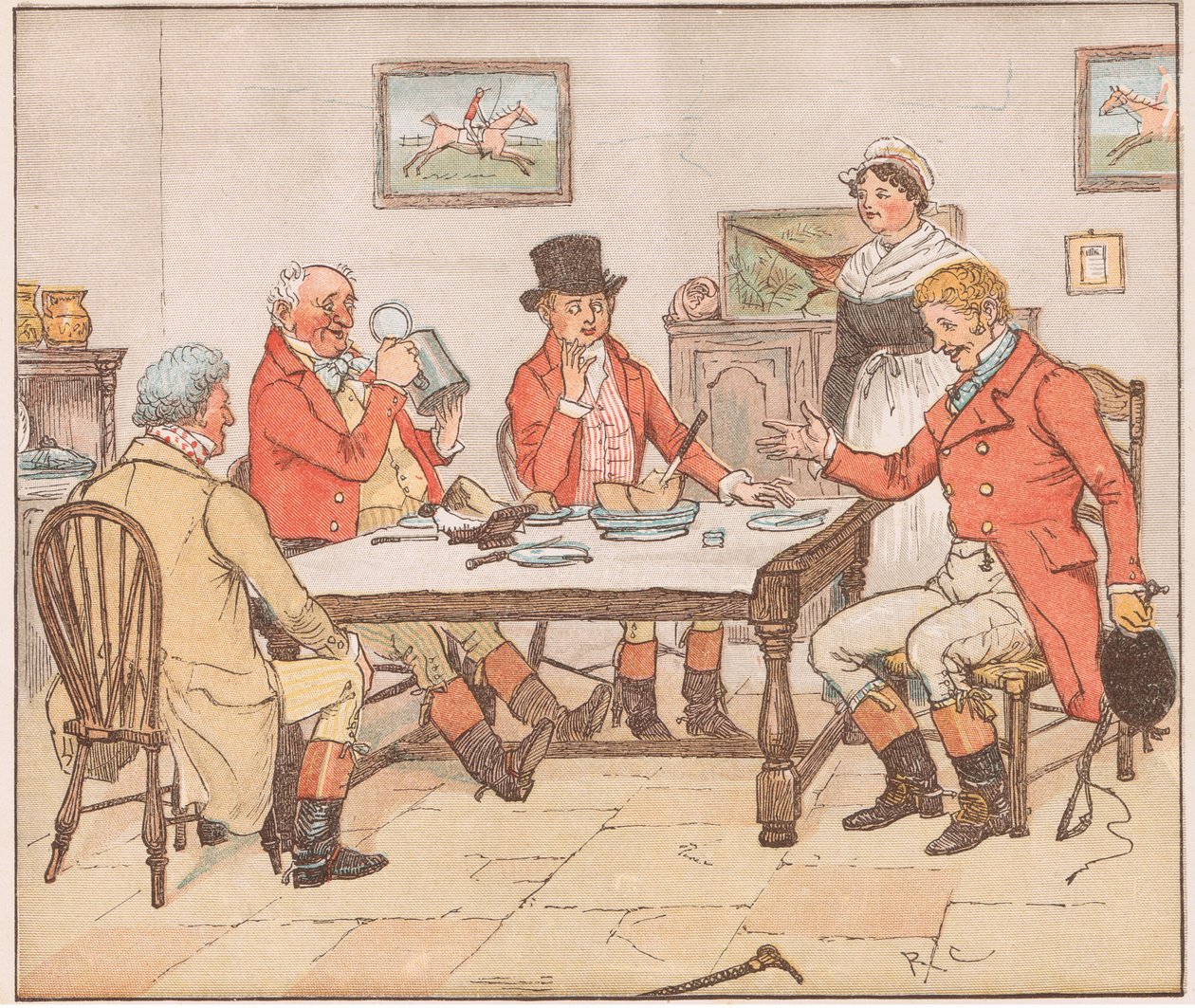 Passet rundt boksen, guttene mine av Randolph Caldecott