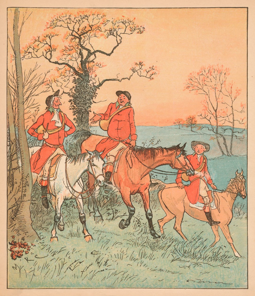 Denne jakten betaler ikke, 1880. av Randolph Caldecott