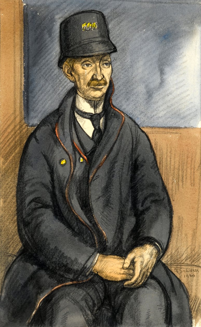 En postmann av Randolph Schwabe