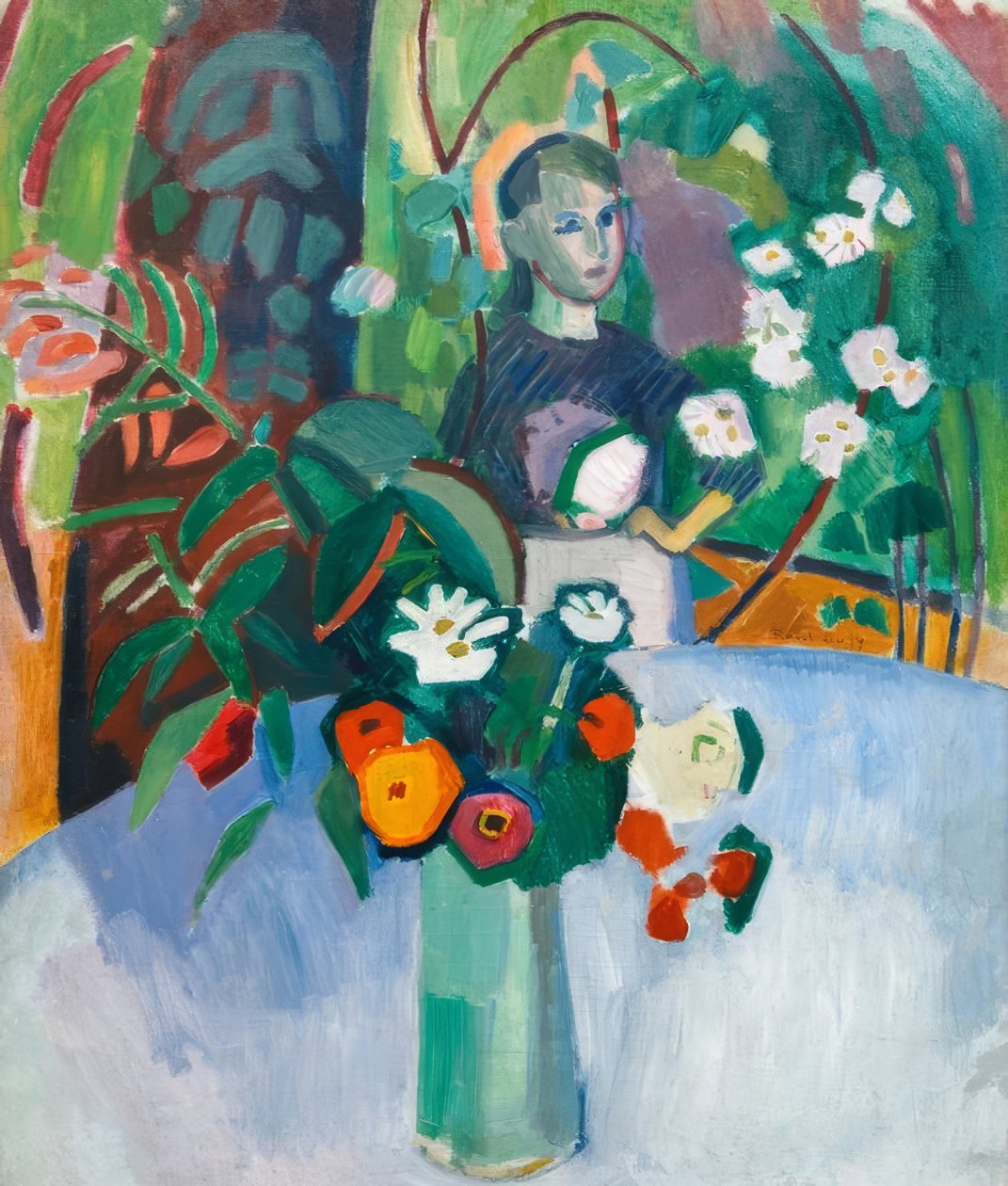 Jeanne i blomstene av Raoul Dufy