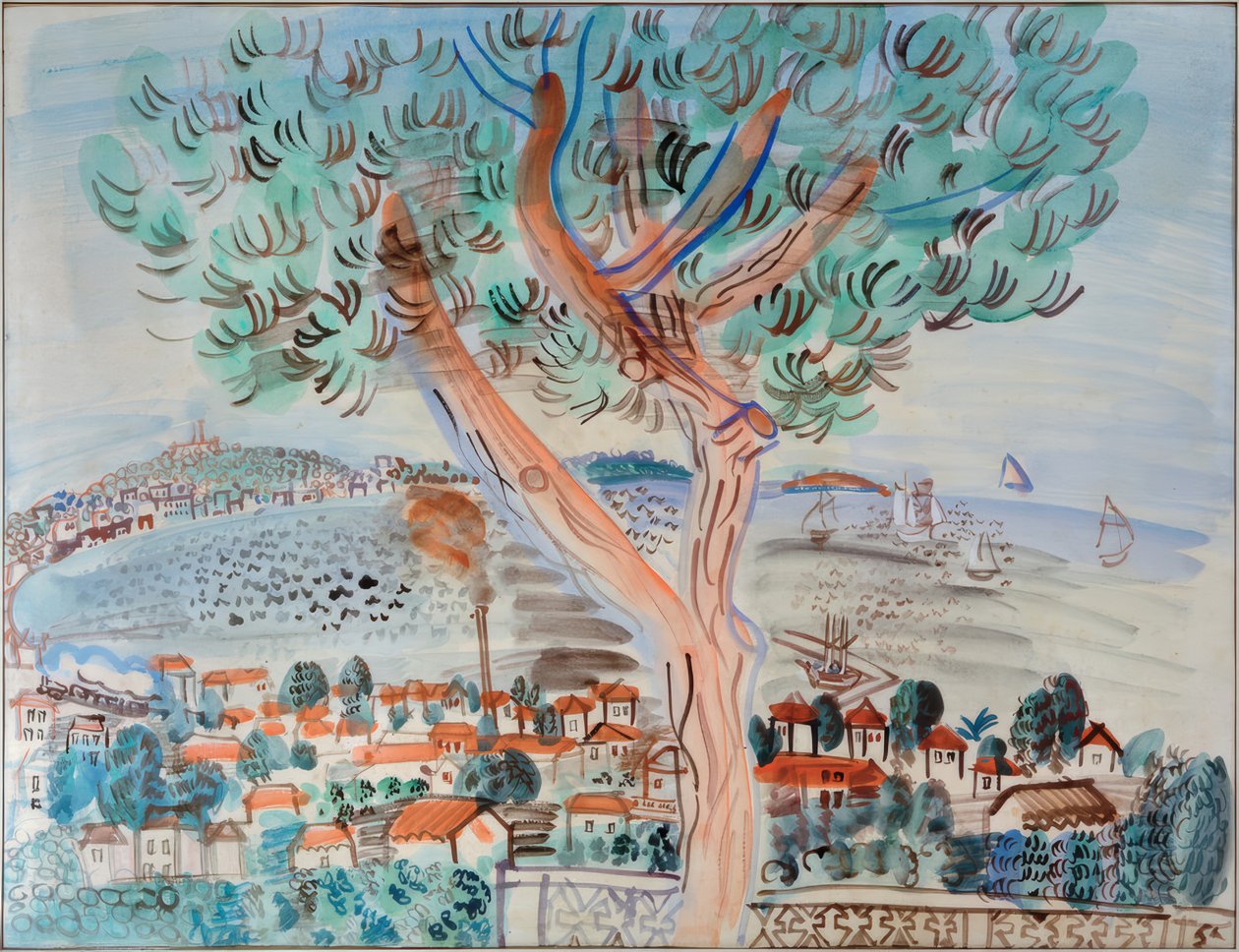 St. Juan-bukten av Raoul Dufy