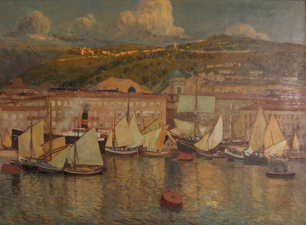 Sommerkveld (Port of Fiume) av Raoul Frank