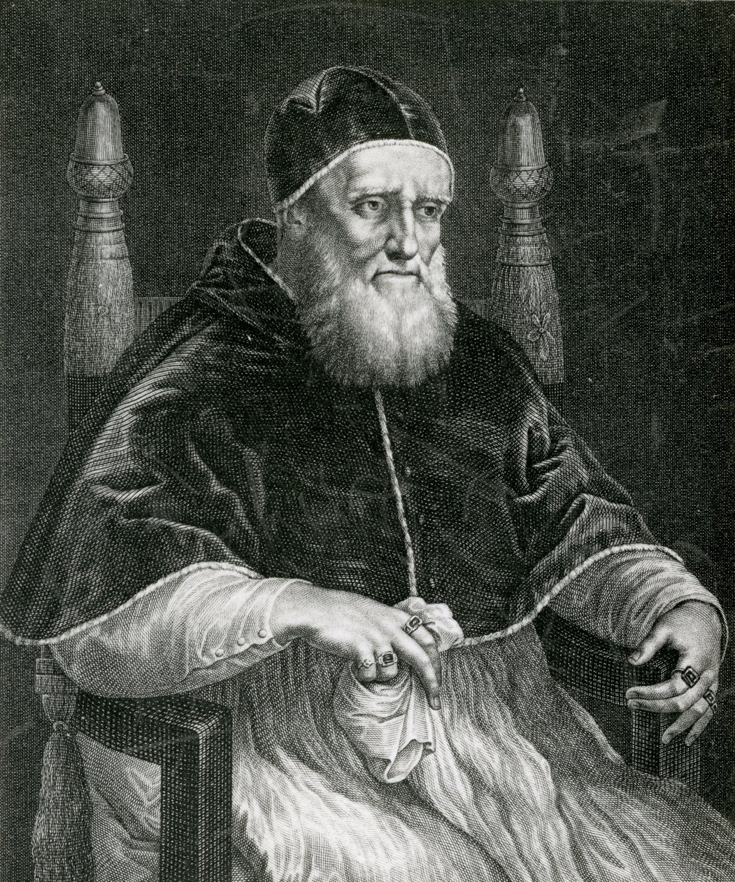 Pave Julius II (1443-1513) av Raffaello Sanzio Raphael