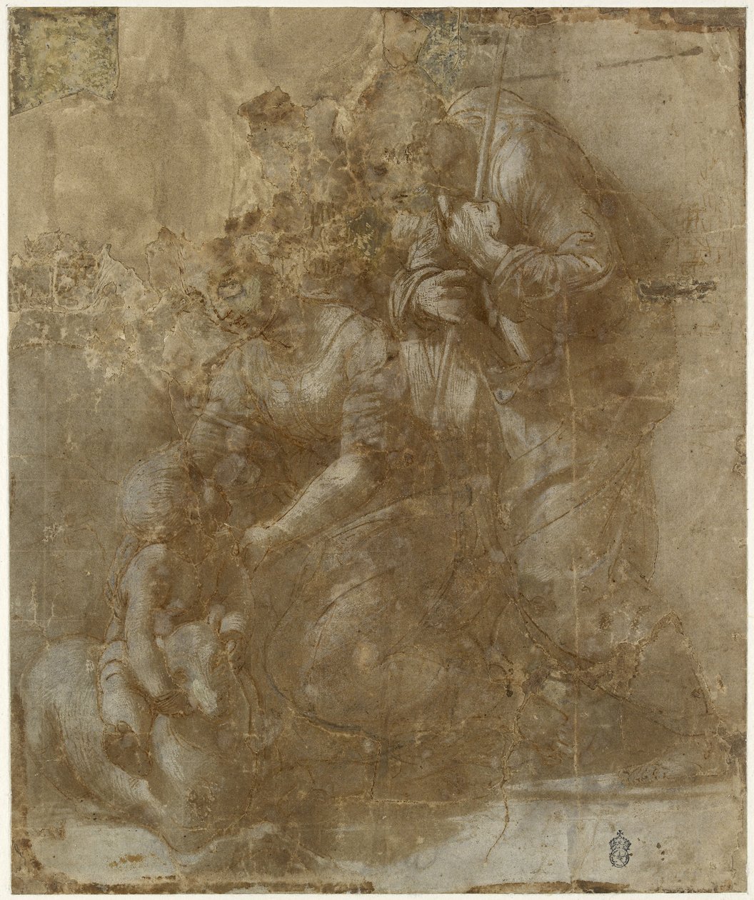 Den hellige familie med lammet, WA1951.46 av Raffaello Sanzio Raphael