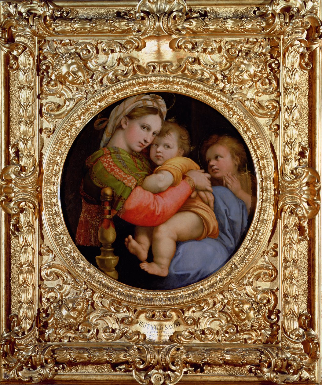 Stolens Madonna av Raffaello Sanzio Raphael