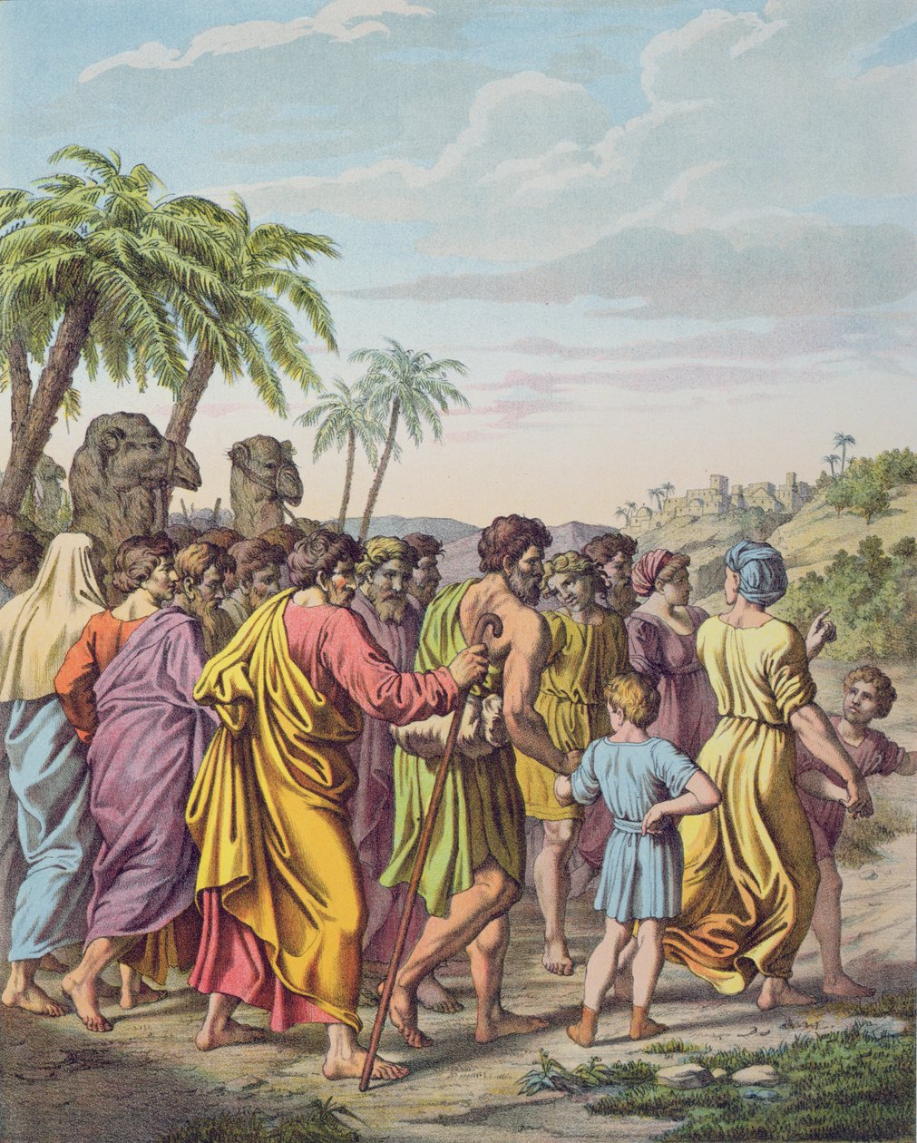 Returen til Jerusalem etter fangenskapet i Babylon av Raffaello Sanzio Raphael