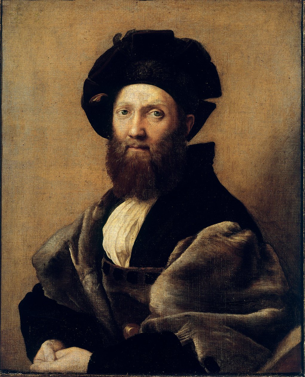 Portrett av Baldassare Castiglione (Olje på lerret av Raphael