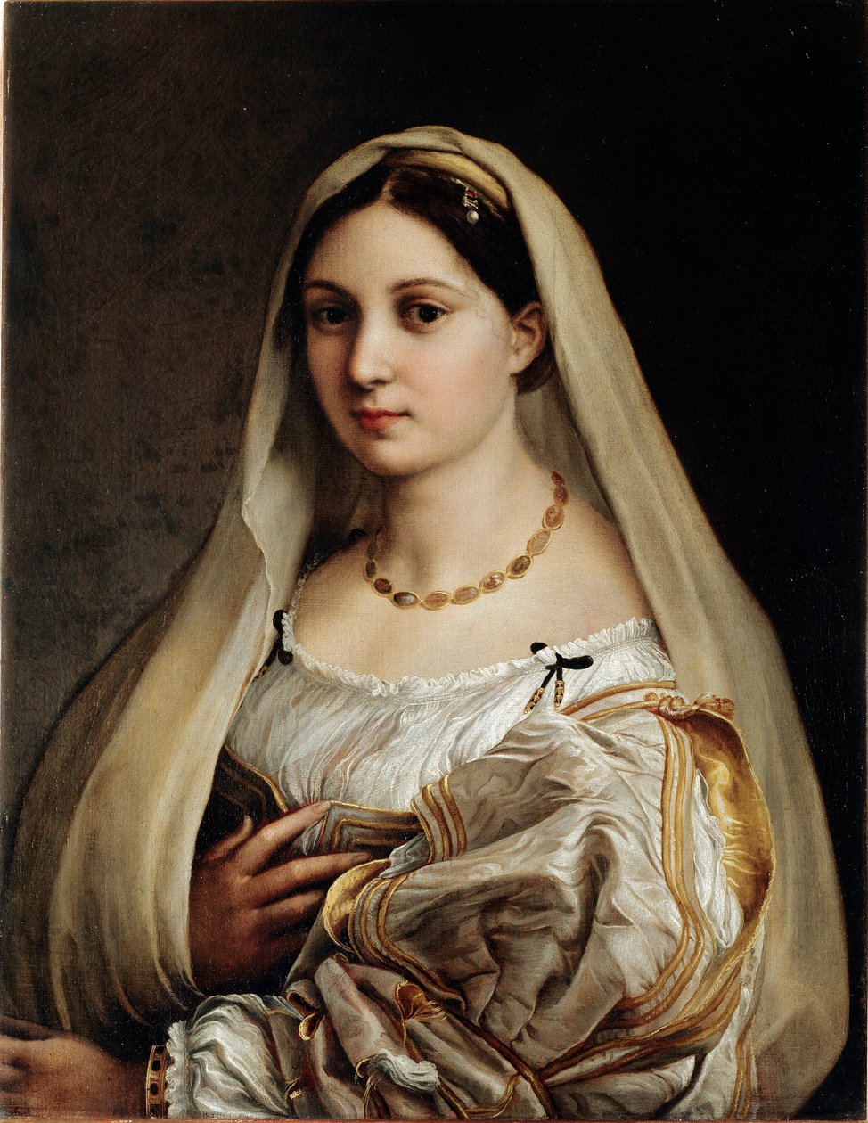 Portrait of Lady kalt Voilee-maleriet av Raphael