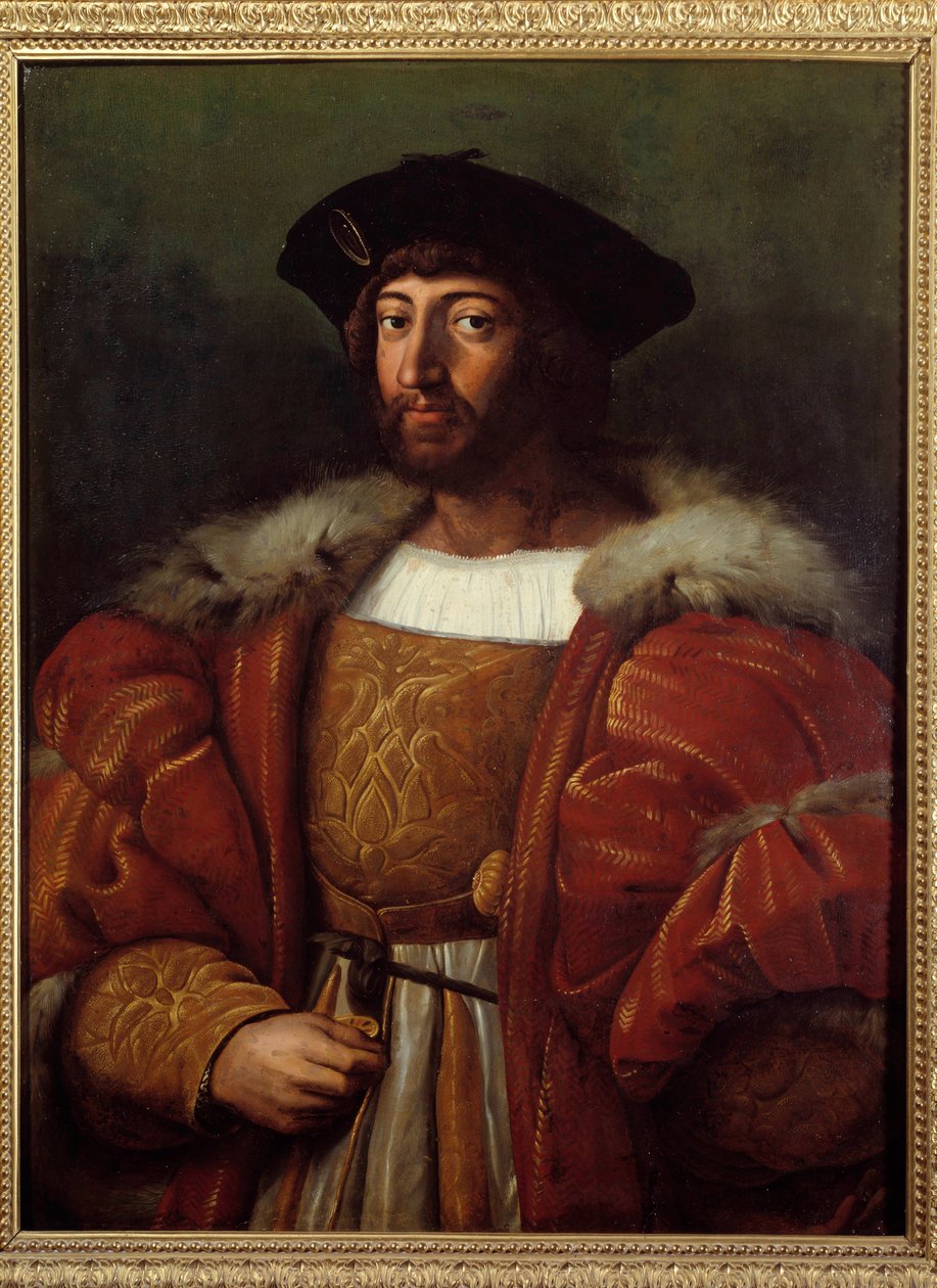 Portrett av Laurent II de Medicis, hertugen av Urbino (Urbino) (1492-1519) (Lorenzo de Medici) Maleri av Raffaello Sanzio dit Raphael (1483-1520) 1500-tallet. Montpellier Fabre-museet av Raphael