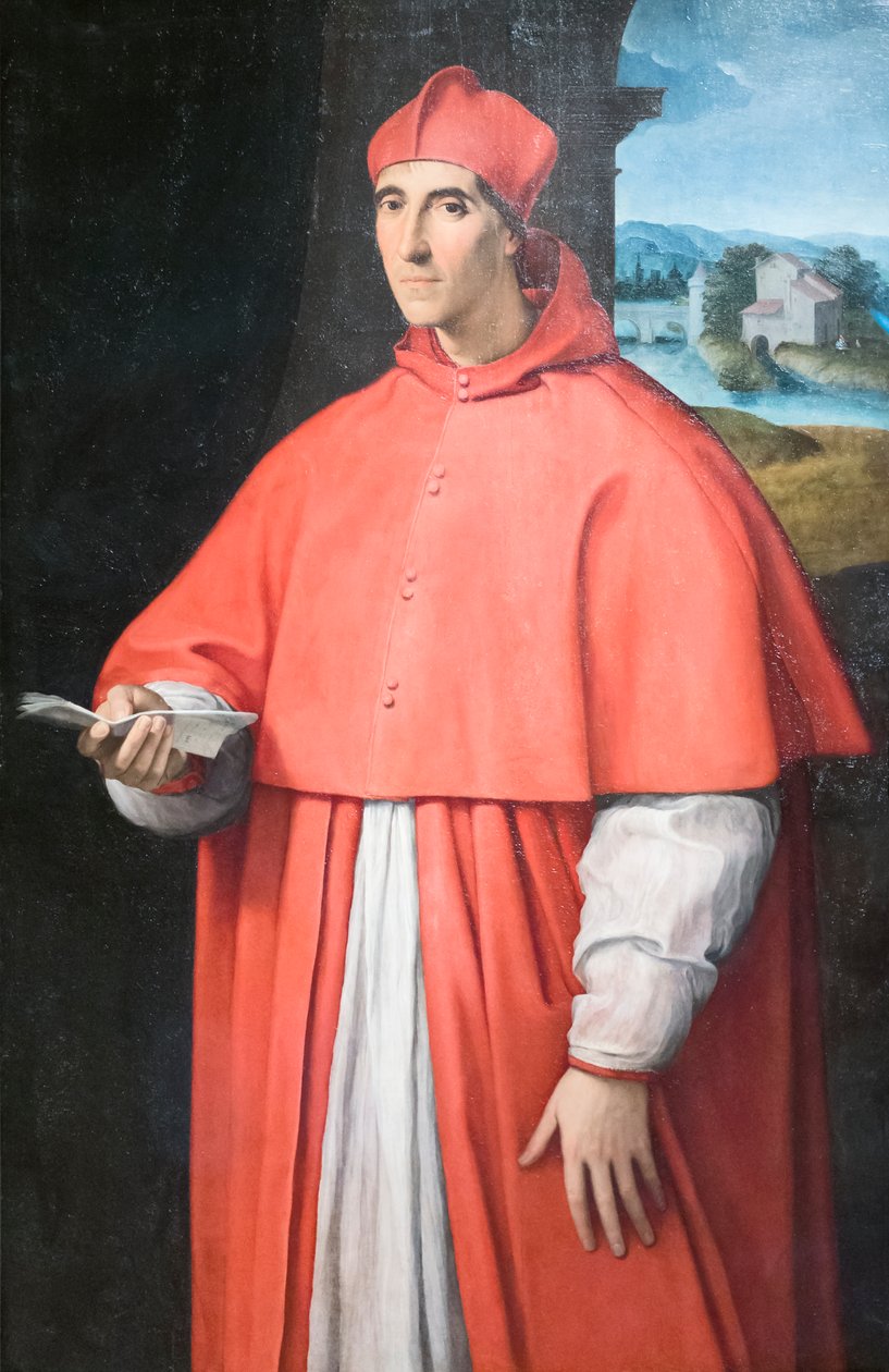 Portrett av kardinal Alessandro Farnese av Raphael (1483 1520)