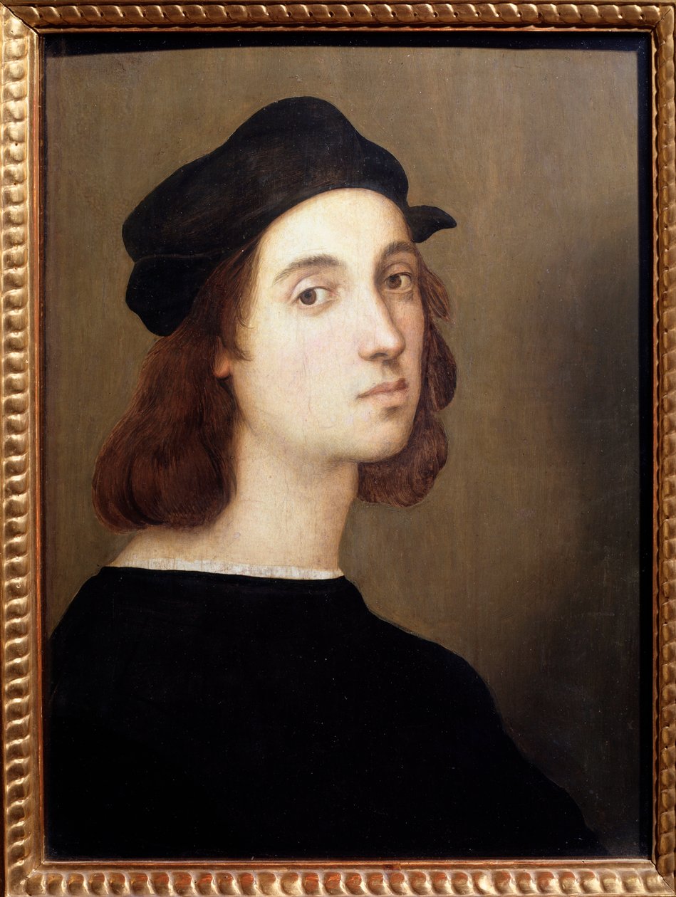 Selvportrett - olje på tre, ca. 1504-1506 av Raphael