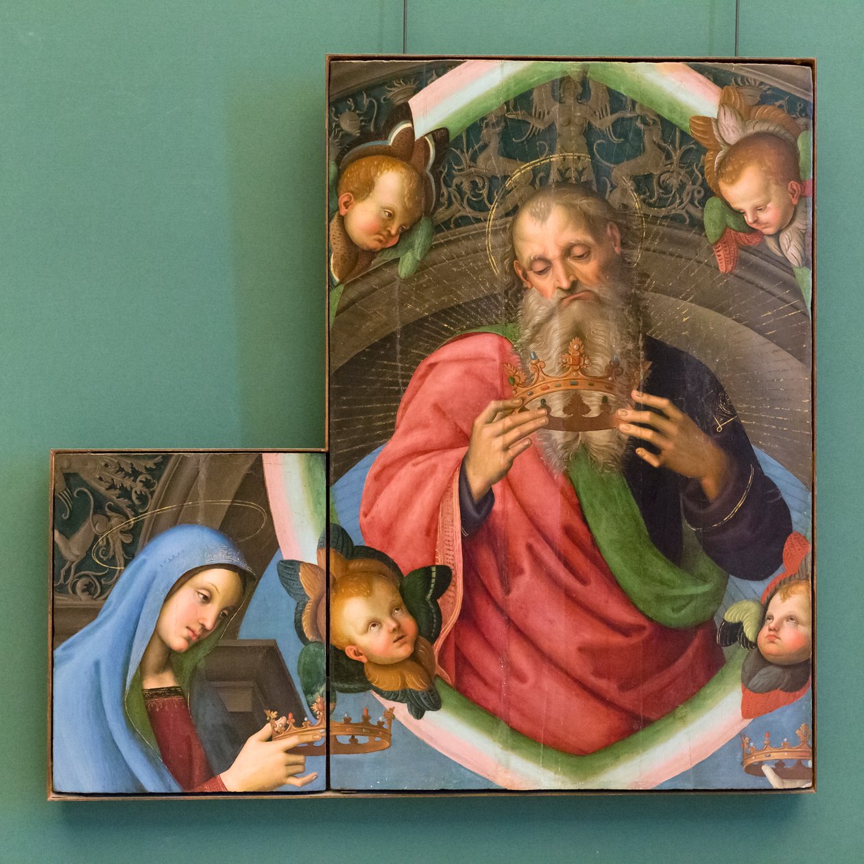 Den evige far og jomfruen av Raphael (1483-1520)