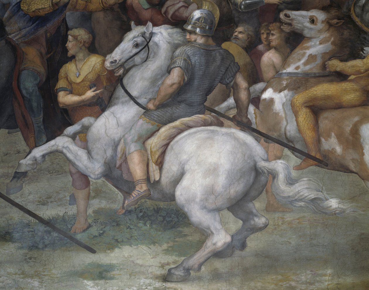 Møtet mellom Leo den store og Attila av Raphael (1483-1520)