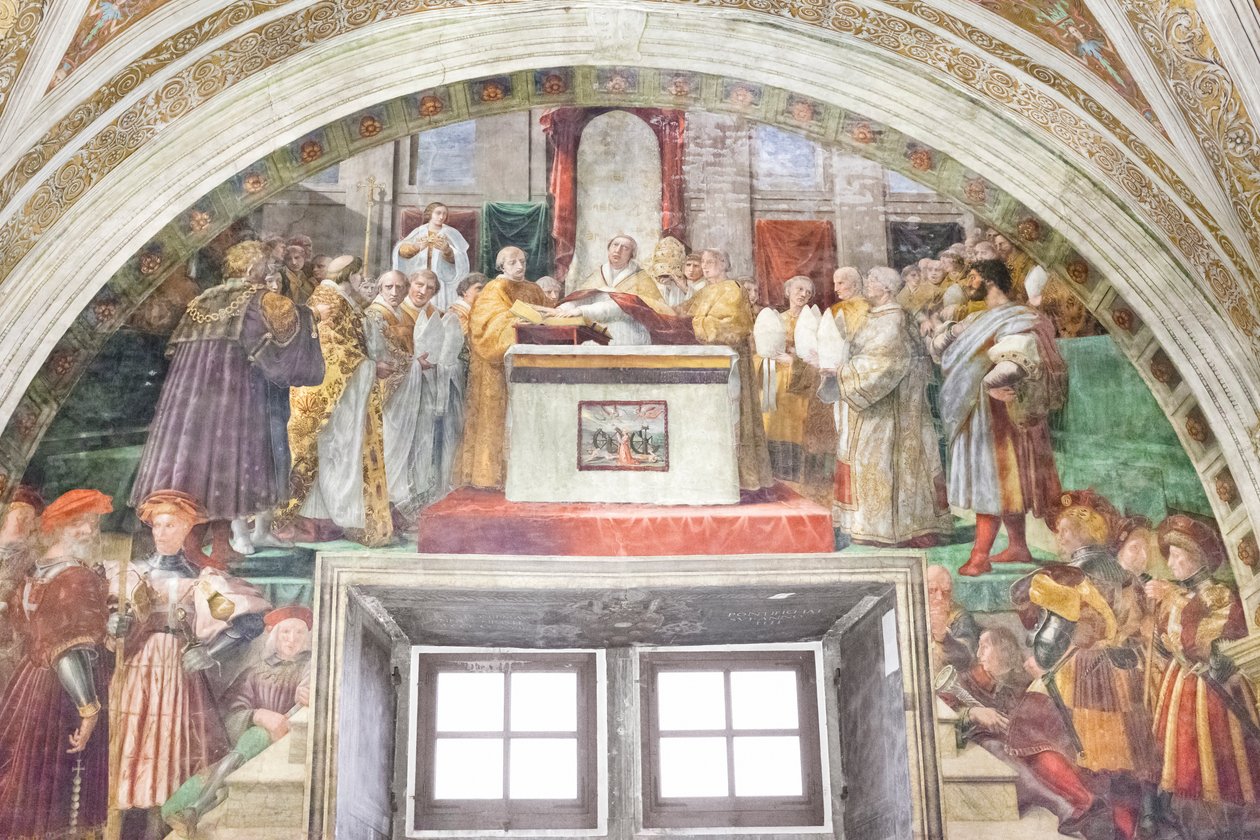 Eden til Leo III, brannrommet i borgoen av Raphael (1483 1520)
