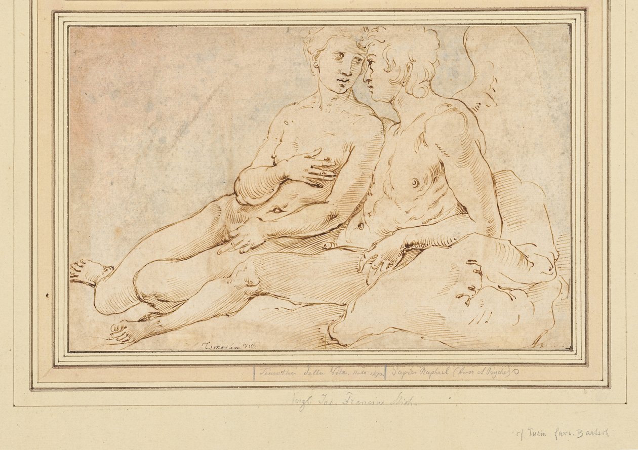 Amor og psyke, ca. 1540. av Raphael