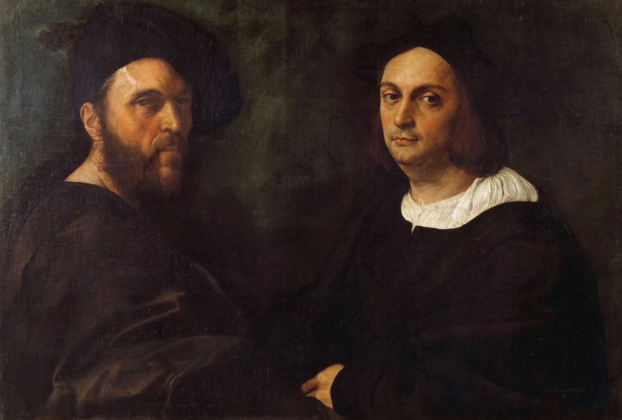 Dobbeltportrett, ca. 1516. av Raphael