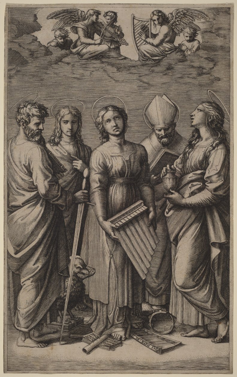 Den hellige Cecilia av Raphael
