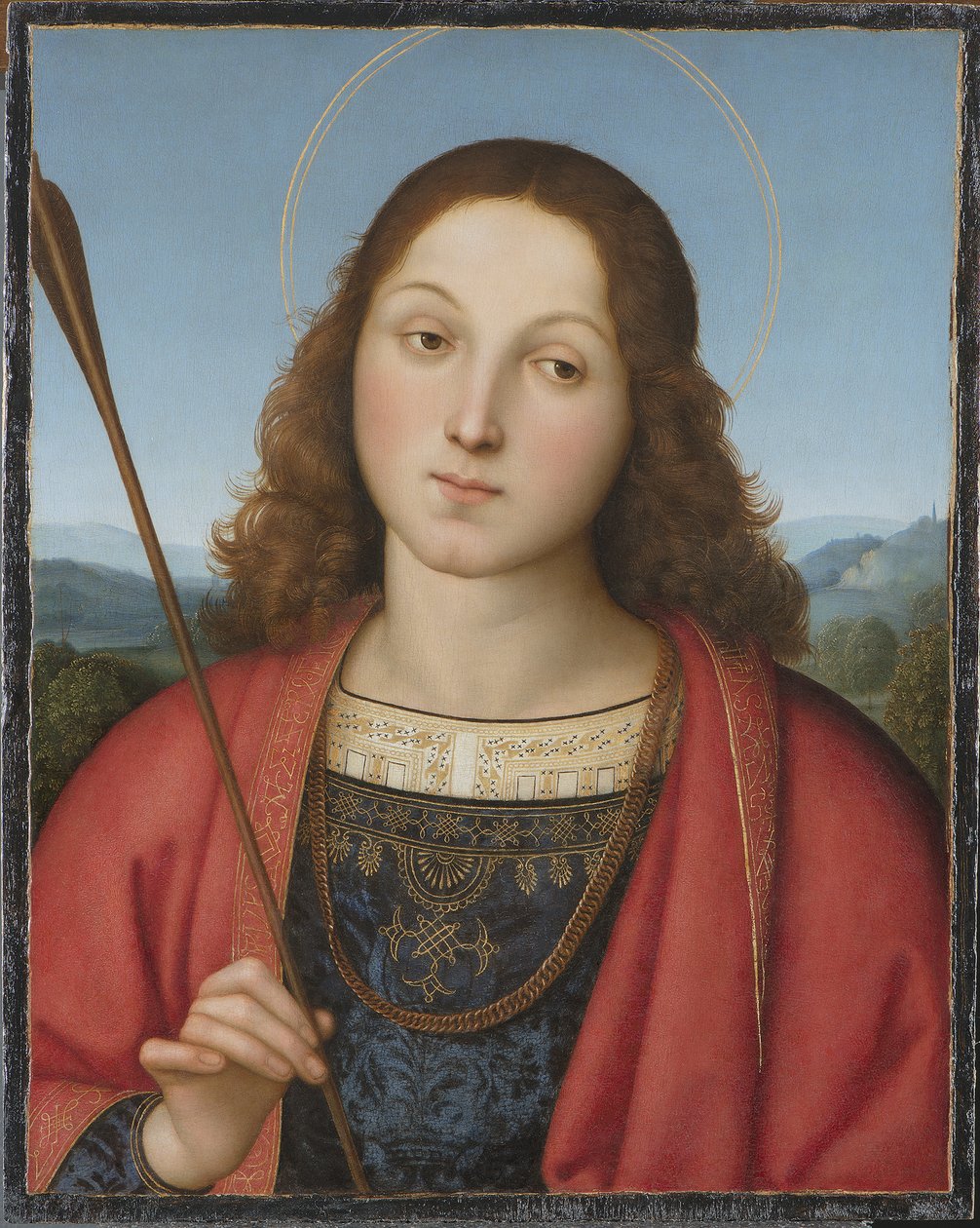 Saint Sebastian, ca 1501-1502 av Raffaello Sanzio Raphael