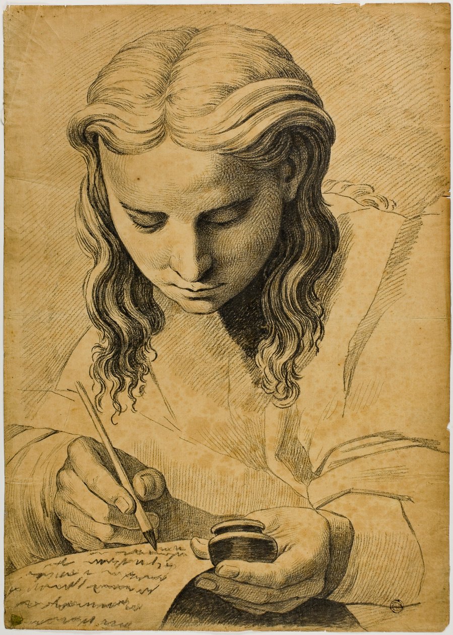 Sittende ungdom av Raphael