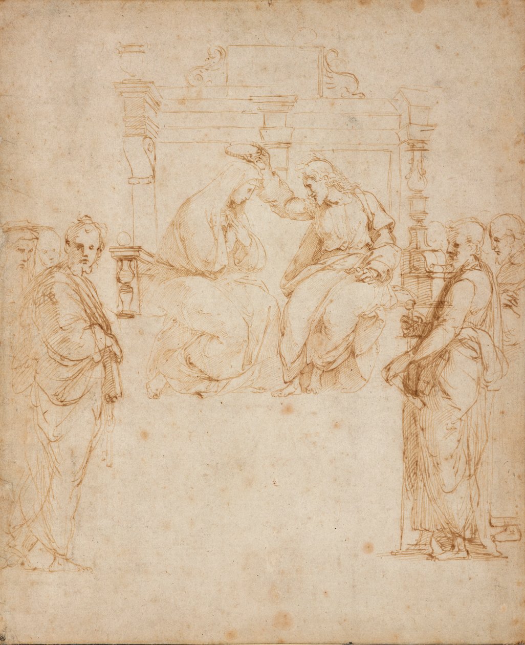 The Coronation of the Virgin, tidlig på 1500-tallet av Raphael