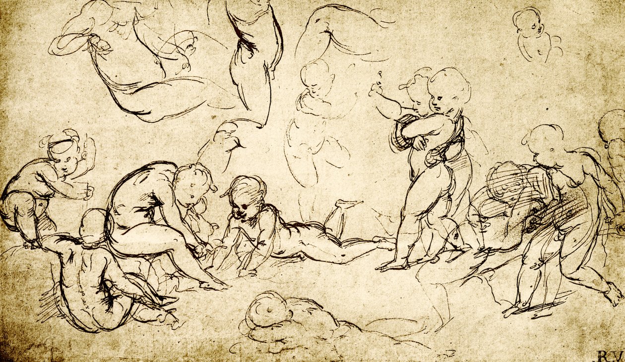 Amorene til Philostratus av Raffaello Sanzio Raphael