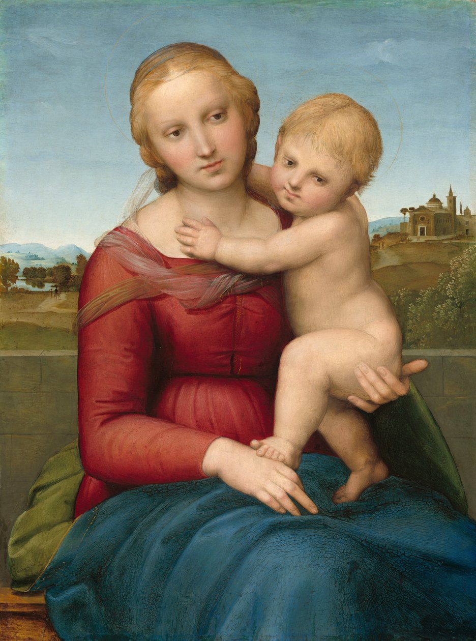 The Small Cowper Madonna, ca. 1505. av Raphael