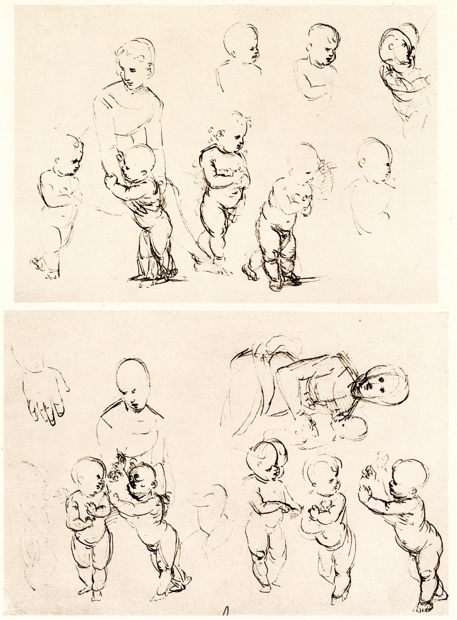 Ulike design for Madonna på landsbygda av Raffaello Sanzio Raphael