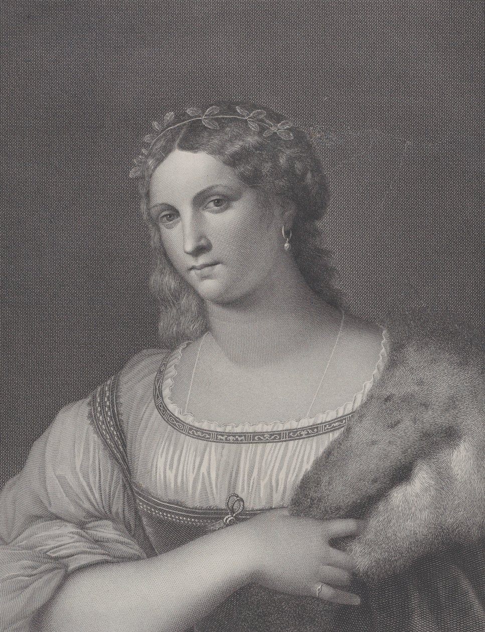 La Fornarina, 1814 av Raphael Morghen