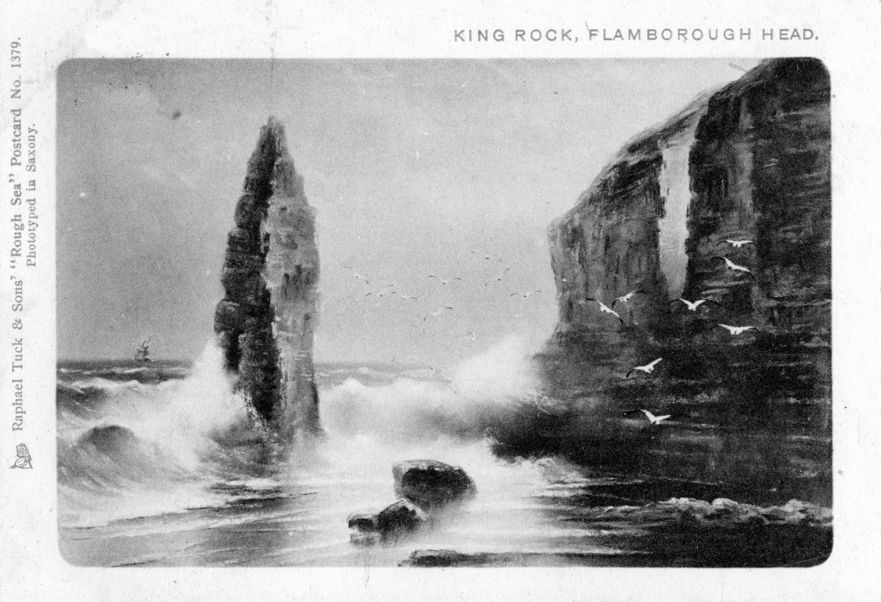 King Rock, Flamborough Head, East Riding, Yorkshire, 1903. av Raphael Tuck