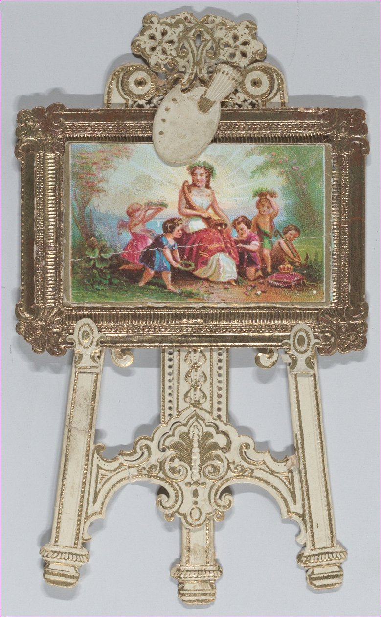 Valentine - Stående staffeli, kromolitografisk familie, 1873. av Raphael Tuck and Sons