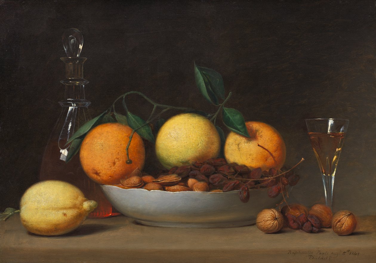 En dessert, 1814 av Raphaelle Peale