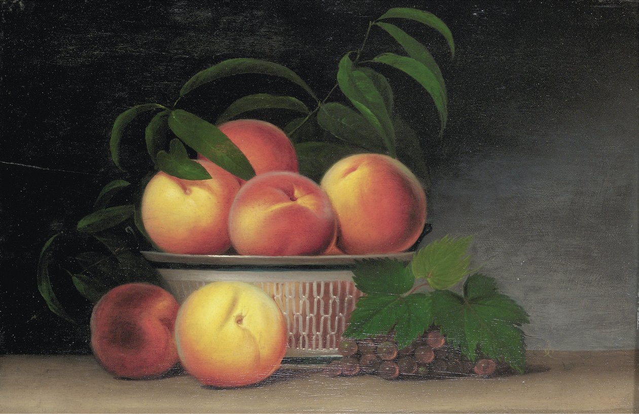 Stilleben med fersken, ca. 1816 av Raphaelle Peale